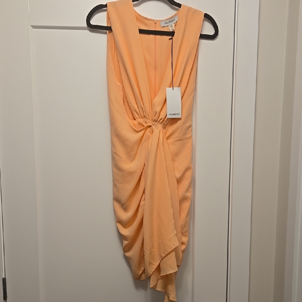 Elegant Peach Dress